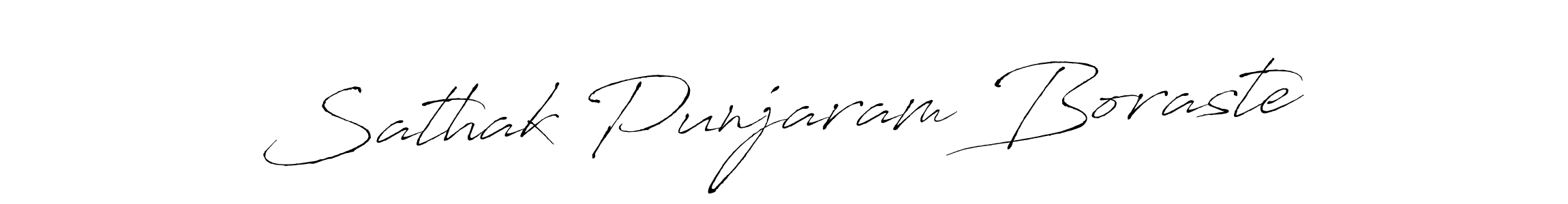 Once you've used our free online signature maker to create your best signature Antro_Vectra style, it's time to enjoy all of the benefits that Sathak Punjaram Boraste name signing documents. Sathak Punjaram Boraste signature style 6 images and pictures png