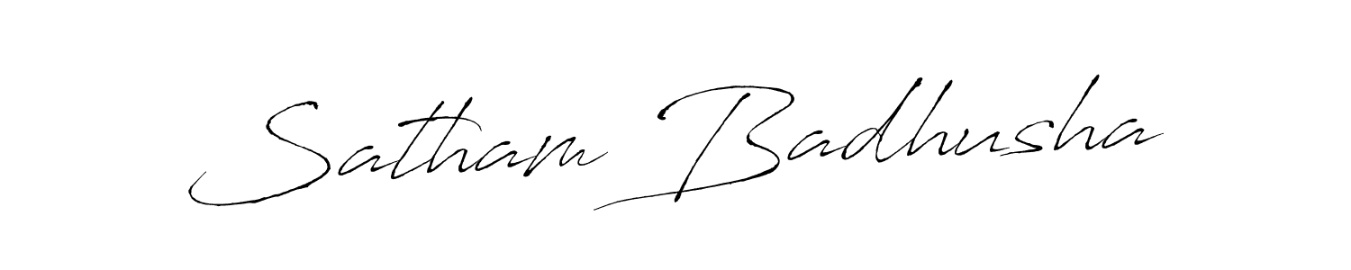 Also You can easily find your signature by using the search form. We will create Satham Badhusha name handwritten signature images for you free of cost using Antro_Vectra sign style. Satham Badhusha signature style 6 images and pictures png