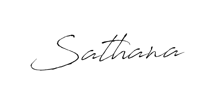 Design your own signature with our free online signature maker. With this signature software, you can create a handwritten (Antro_Vectra) signature for name Sathana. Sathana signature style 6 images and pictures png