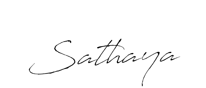 Create a beautiful signature design for name Sathaya. With this signature (Antro_Vectra) fonts, you can make a handwritten signature for free. Sathaya signature style 6 images and pictures png