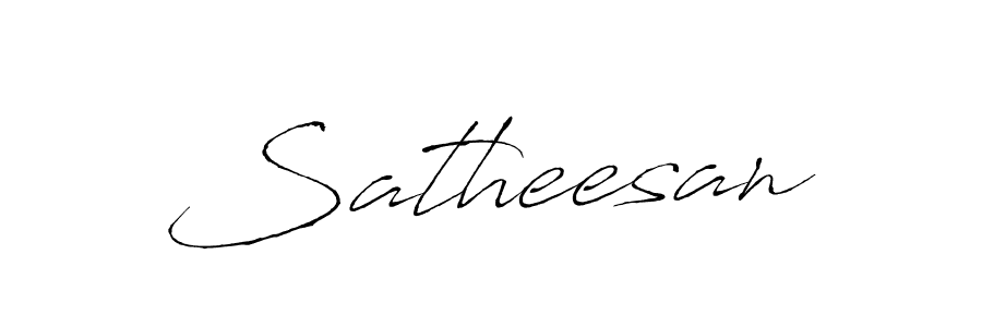 Design your own signature with our free online signature maker. With this signature software, you can create a handwritten (Antro_Vectra) signature for name Satheesan. Satheesan signature style 6 images and pictures png