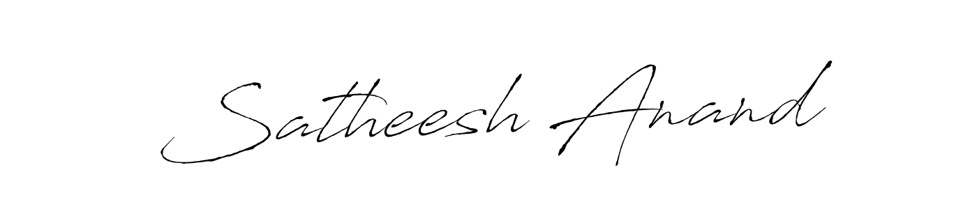 Satheesh Anand stylish signature style. Best Handwritten Sign (Antro_Vectra) for my name. Handwritten Signature Collection Ideas for my name Satheesh Anand. Satheesh Anand signature style 6 images and pictures png