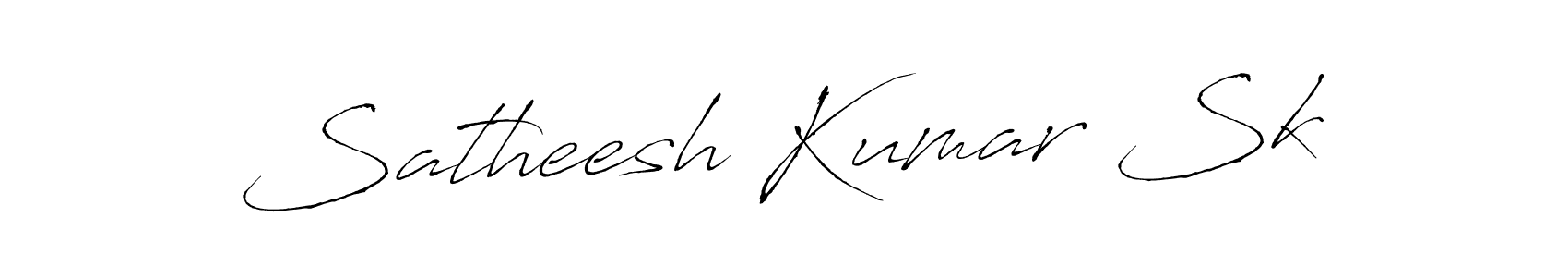 This is the best signature style for the Satheesh Kumar Sk name. Also you like these signature font (Antro_Vectra). Mix name signature. Satheesh Kumar Sk signature style 6 images and pictures png