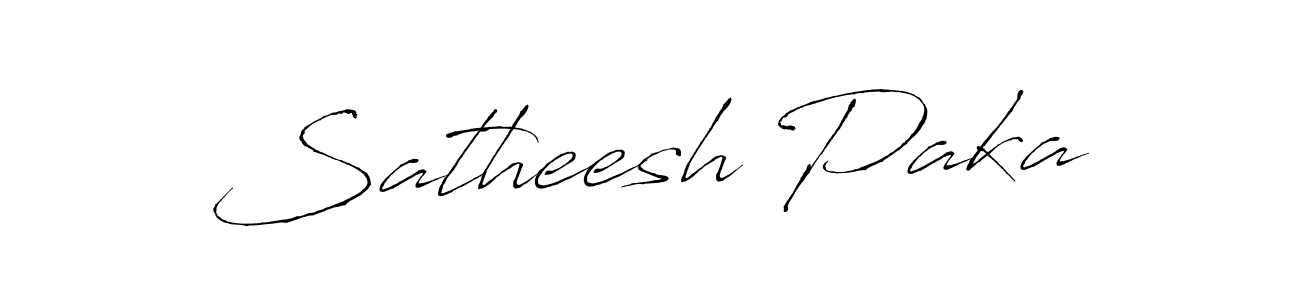 This is the best signature style for the Satheesh Paka name. Also you like these signature font (Antro_Vectra). Mix name signature. Satheesh Paka signature style 6 images and pictures png