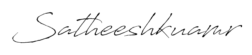 Elevate your brand with a stunning Satheeshkuamr eSignature. The Antro_Vectra style provides a balanced, flowing aesthetic for everyday signing. Satheeshkuamr signature style 6 images and pictures png