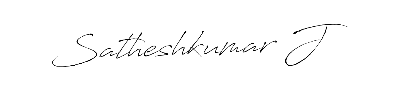 Design your own signature with our free online signature maker. With this signature software, you can create a handwritten (Antro_Vectra) signature for name Satheshkumar J. Satheshkumar J signature style 6 images and pictures png