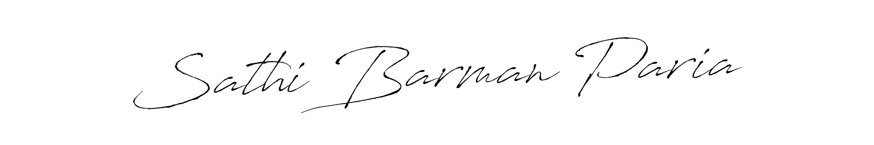 The best way (Antro_Vectra) to make a short signature is to pick only two or three words in your name. The name Sathi Barman Paria include a total of six letters. For converting this name. Sathi Barman Paria signature style 6 images and pictures png