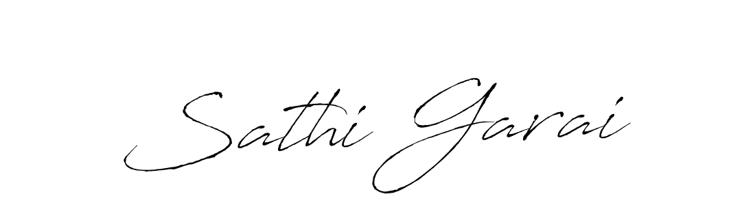 Also You can easily find your signature by using the search form. We will create Sathi Garai name handwritten signature images for you free of cost using Antro_Vectra sign style. Sathi Garai signature style 6 images and pictures png
