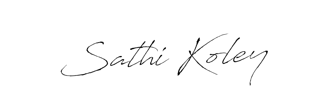 This is the best signature style for the Sathi Koley name. Also you like these signature font (Antro_Vectra). Mix name signature. Sathi Koley signature style 6 images and pictures png