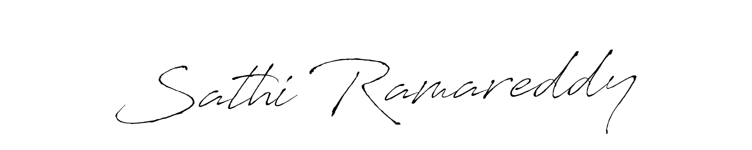 You should practise on your own different ways (Antro_Vectra) to write your name (Sathi Ramareddy) in signature. don't let someone else do it for you. Sathi Ramareddy signature style 6 images and pictures png