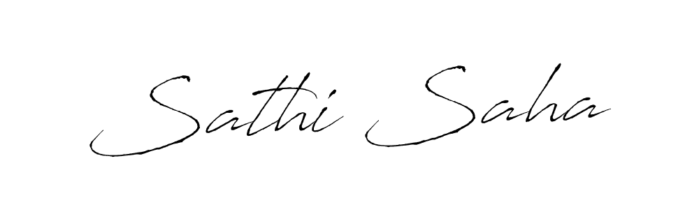 It looks lik you need a new signature style for name Sathi Saha. Design unique handwritten (Antro_Vectra) signature with our free signature maker in just a few clicks. Sathi Saha signature style 6 images and pictures png