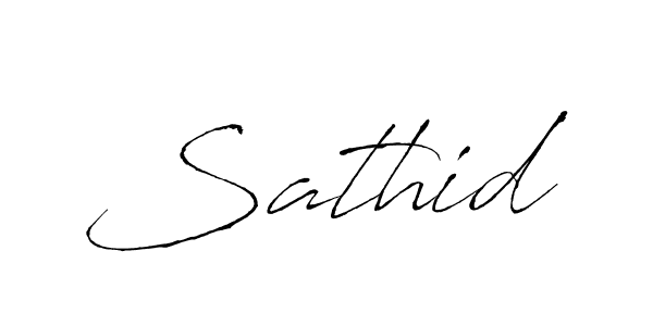 Sathid stylish signature style. Best Handwritten Sign (Antro_Vectra) for my name. Handwritten Signature Collection Ideas for my name Sathid. Sathid signature style 6 images and pictures png