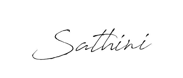 Design your own signature with our free online signature maker. With this signature software, you can create a handwritten (Antro_Vectra) signature for name Sathini. Sathini signature style 6 images and pictures png