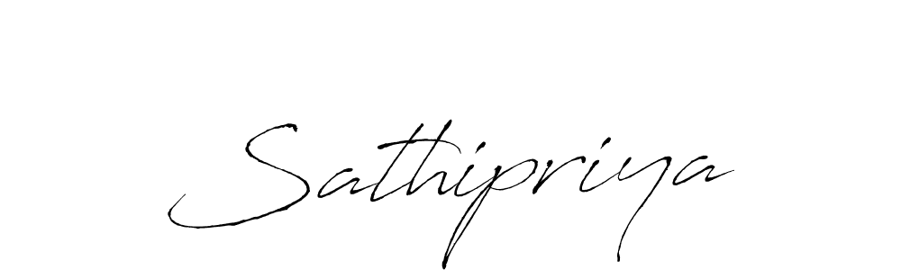 Use a signature maker to create a handwritten signature online. With this signature software, you can design (Antro_Vectra) your own signature for name Sathipriya. Sathipriya signature style 6 images and pictures png