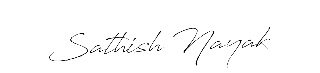 Make a beautiful signature design for name Sathish Nayak. Use this online signature maker to create a handwritten signature for free. Sathish Nayak signature style 6 images and pictures png