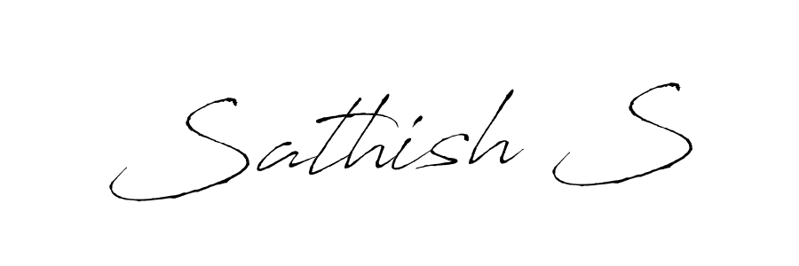 Similarly Antro_Vectra is the best handwritten signature design. Signature creator online .You can use it as an online autograph creator for name Sathish S. Sathish S signature style 6 images and pictures png