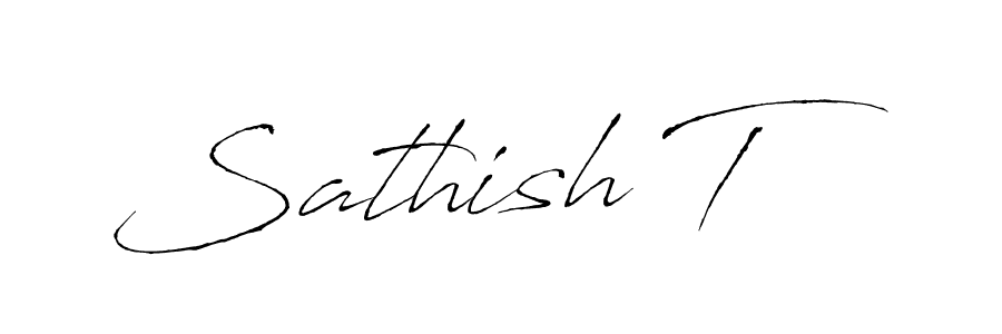 Best and Professional Signature Style for Sathish T. Antro_Vectra Best Signature Style Collection. Sathish T signature style 6 images and pictures png