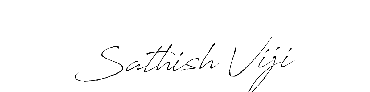 You can use this online signature creator to create a handwritten signature for the name Sathish Viji. This is the best online autograph maker. Sathish Viji signature style 6 images and pictures png