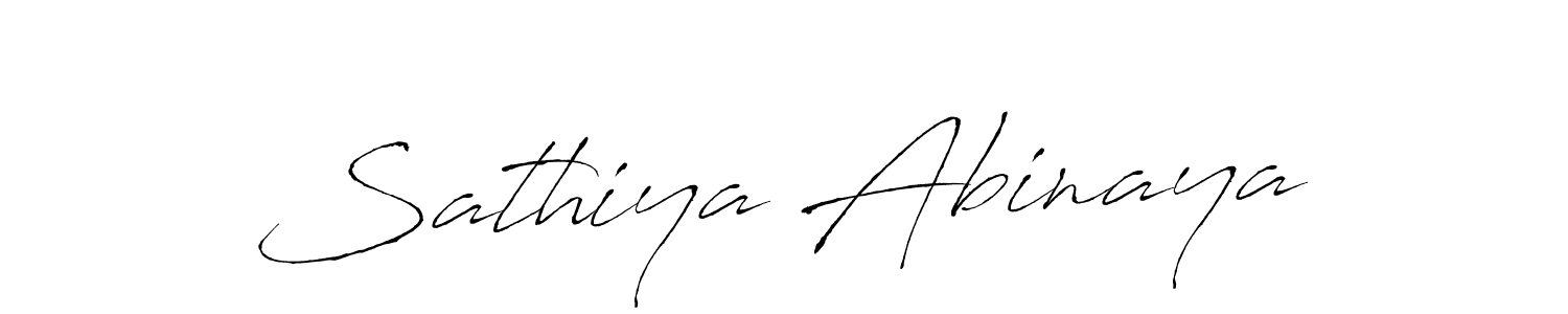 How to make Sathiya Abinaya signature? Antro_Vectra is a professional autograph style. Create handwritten signature for Sathiya Abinaya name. Sathiya Abinaya signature style 6 images and pictures png