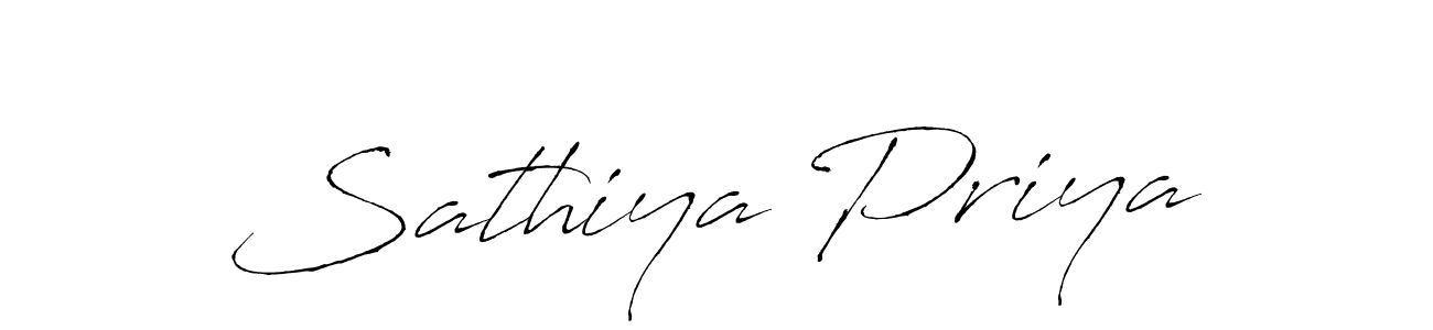 Use a signature maker to create a handwritten signature online. With this signature software, you can design (Antro_Vectra) your own signature for name Sathiya Priya. Sathiya Priya signature style 6 images and pictures png