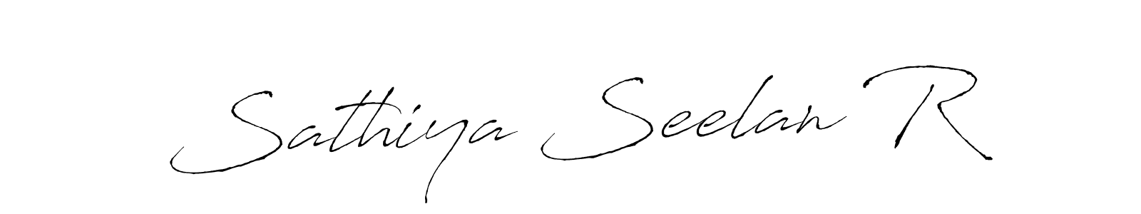 Make a beautiful signature design for name Sathiya Seelan R. Use this online signature maker to create a handwritten signature for free. Sathiya Seelan R signature style 6 images and pictures png