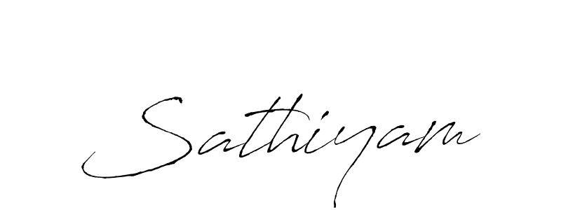 Design your own signature with our free online signature maker. With this signature software, you can create a handwritten (Antro_Vectra) signature for name Sathiyam. Sathiyam signature style 6 images and pictures png