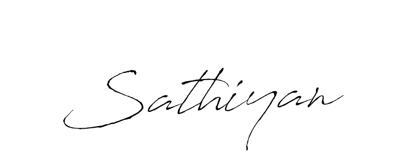 Also we have Sathiyan name is the best signature style. Create professional handwritten signature collection using Antro_Vectra autograph style. Sathiyan signature style 6 images and pictures png