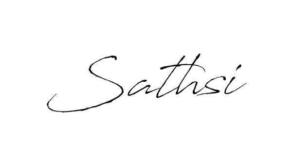 Sathsi stylish signature style. Best Handwritten Sign (Antro_Vectra) for my name. Handwritten Signature Collection Ideas for my name Sathsi. Sathsi signature style 6 images and pictures png