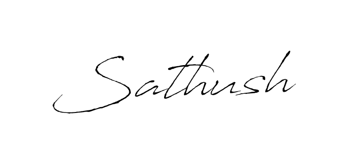 How to make Sathush signature? Antro_Vectra is a professional autograph style. Create handwritten signature for Sathush name. Sathush signature style 6 images and pictures png