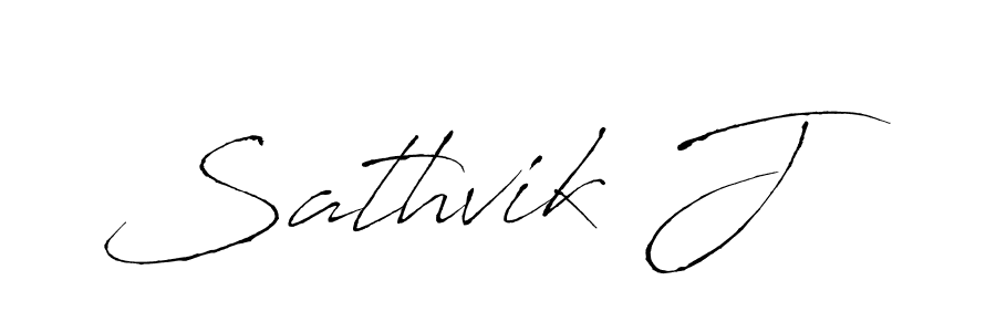 It looks lik you need a new signature style for name Sathvik J. Design unique handwritten (Antro_Vectra) signature with our free signature maker in just a few clicks. Sathvik J signature style 6 images and pictures png