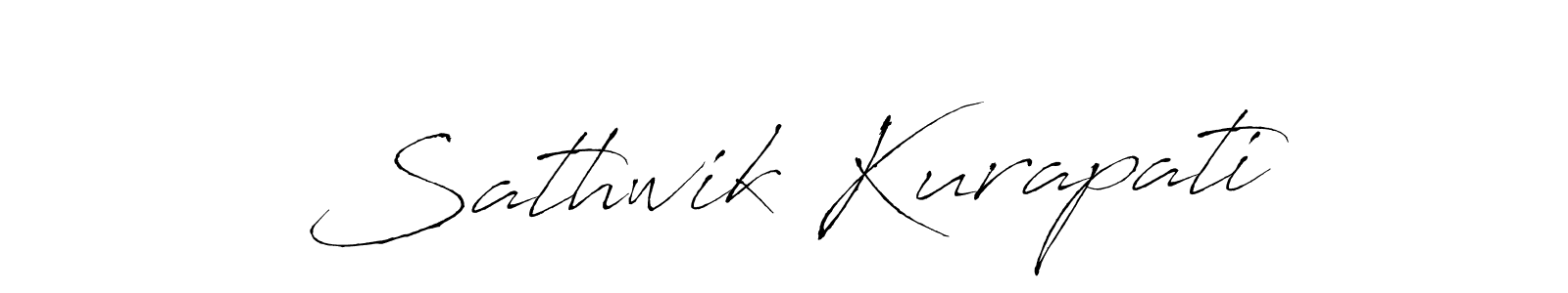 Also You can easily find your signature by using the search form. We will create Sathwik Kurapati name handwritten signature images for you free of cost using Antro_Vectra sign style. Sathwik Kurapati signature style 6 images and pictures png