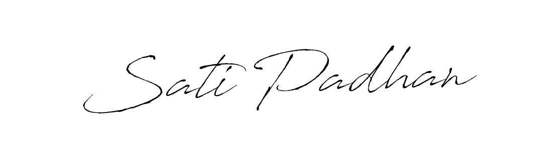 Design your own signature with our free online signature maker. With this signature software, you can create a handwritten (Antro_Vectra) signature for name Sati Padhan. Sati Padhan signature style 6 images and pictures png