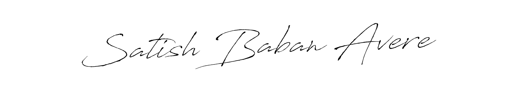 You should practise on your own different ways (Antro_Vectra) to write your name (Satish Baban Avere) in signature. don't let someone else do it for you. Satish Baban Avere signature style 6 images and pictures png