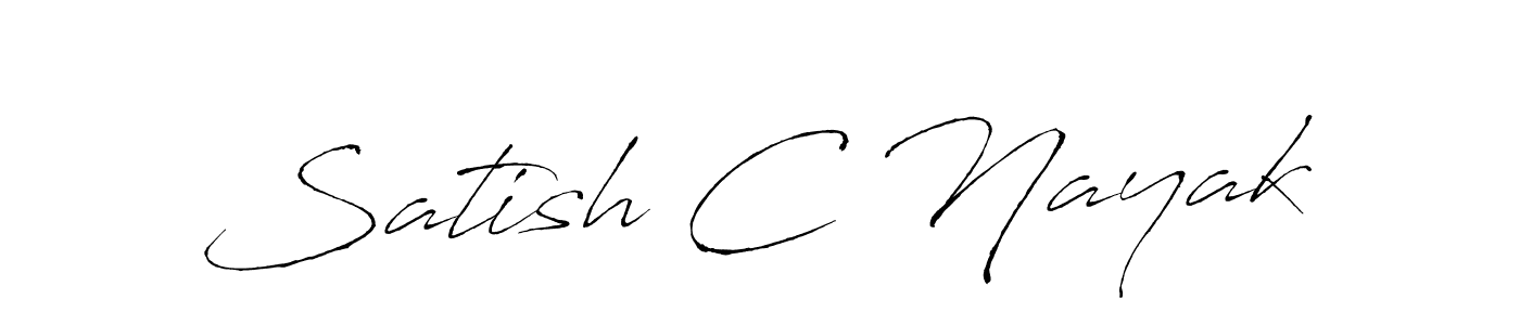 The best way (Antro_Vectra) to make a short signature is to pick only two or three words in your name. The name Satish C Nayak include a total of six letters. For converting this name. Satish C Nayak signature style 6 images and pictures png