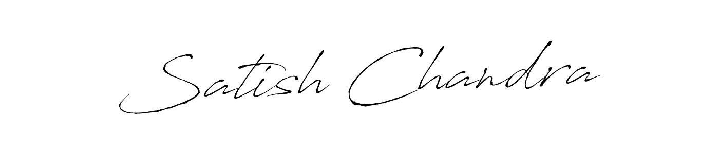 How to make Satish Chandra signature? Antro_Vectra is a professional autograph style. Create handwritten signature for Satish Chandra name. Satish Chandra signature style 6 images and pictures png