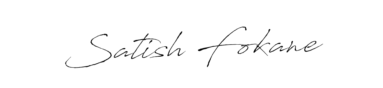 How to Draw Satish Fokane signature style? Antro_Vectra is a latest design signature styles for name Satish Fokane. Satish Fokane signature style 6 images and pictures png