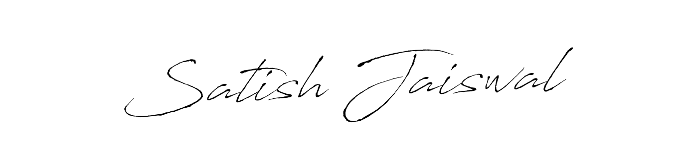 if you are searching for the best signature style for your name Satish Jaiswal. so please give up your signature search. here we have designed multiple signature styles  using Antro_Vectra. Satish Jaiswal signature style 6 images and pictures png