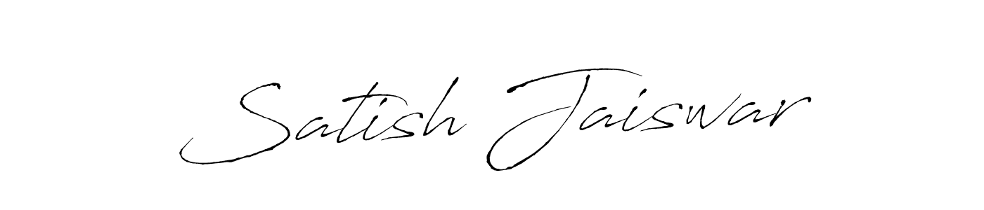 Also we have Satish Jaiswar name is the best signature style. Create professional handwritten signature collection using Antro_Vectra autograph style. Satish Jaiswar signature style 6 images and pictures png