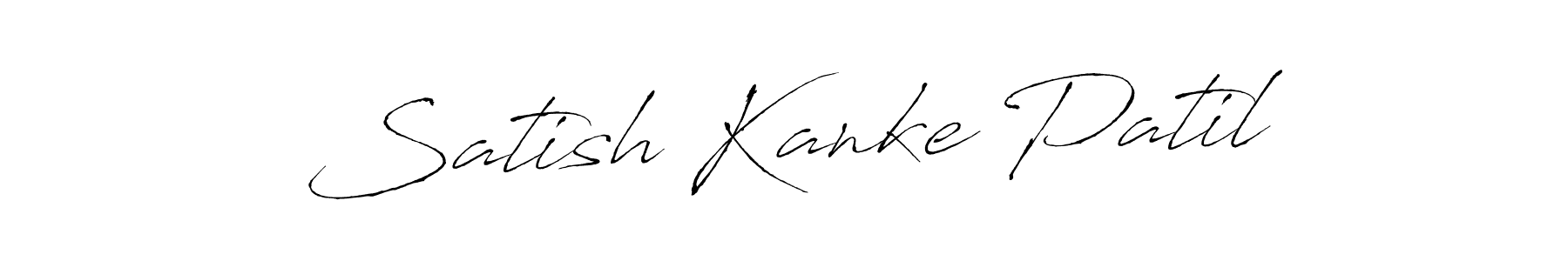 Design your own signature with our free online signature maker. With this signature software, you can create a handwritten (Antro_Vectra) signature for name Satish Kanke Patil. Satish Kanke Patil signature style 6 images and pictures png