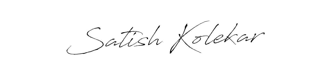 Make a short Satish Kolekar signature style. Manage your documents anywhere anytime using Antro_Vectra. Create and add eSignatures, submit forms, share and send files easily. Satish Kolekar signature style 6 images and pictures png