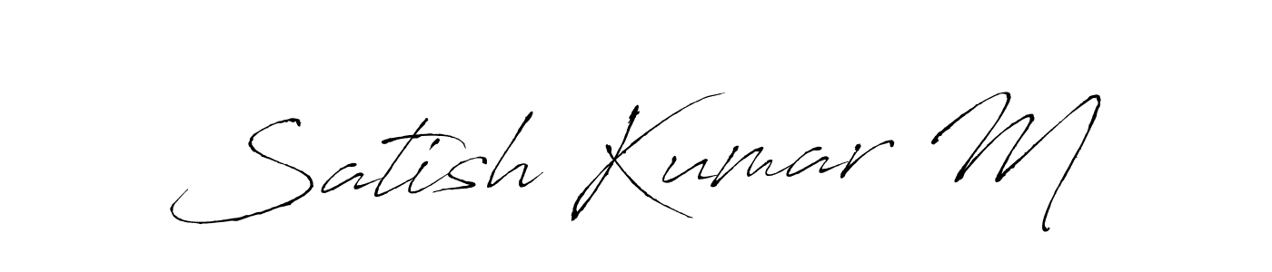 Best and Professional Signature Style for Satish Kumar M. Antro_Vectra Best Signature Style Collection. Satish Kumar M signature style 6 images and pictures png