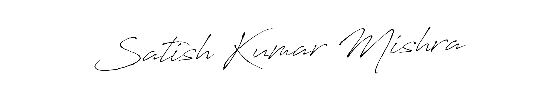 Also we have Satish Kumar Mishra name is the best signature style. Create professional handwritten signature collection using Antro_Vectra autograph style. Satish Kumar Mishra signature style 6 images and pictures png