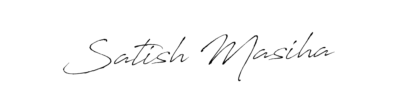 Best and Professional Signature Style for Satish Masiha. Antro_Vectra Best Signature Style Collection. Satish Masiha signature style 6 images and pictures png