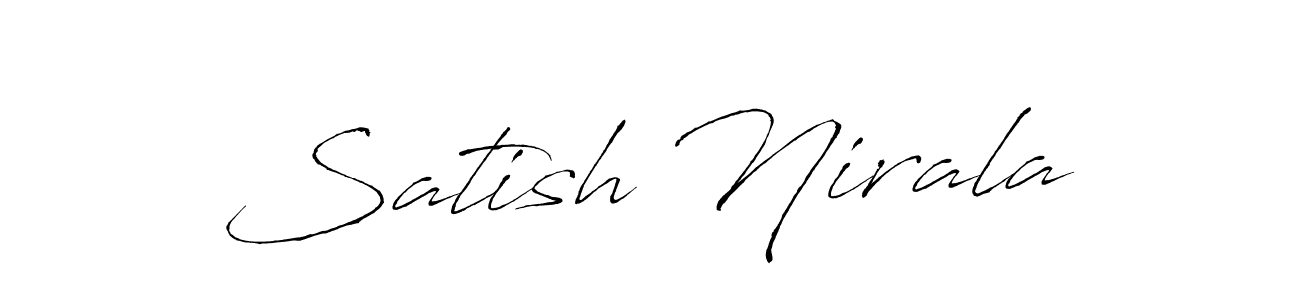 It looks lik you need a new signature style for name Satish Nirala. Design unique handwritten (Antro_Vectra) signature with our free signature maker in just a few clicks. Satish Nirala signature style 6 images and pictures png