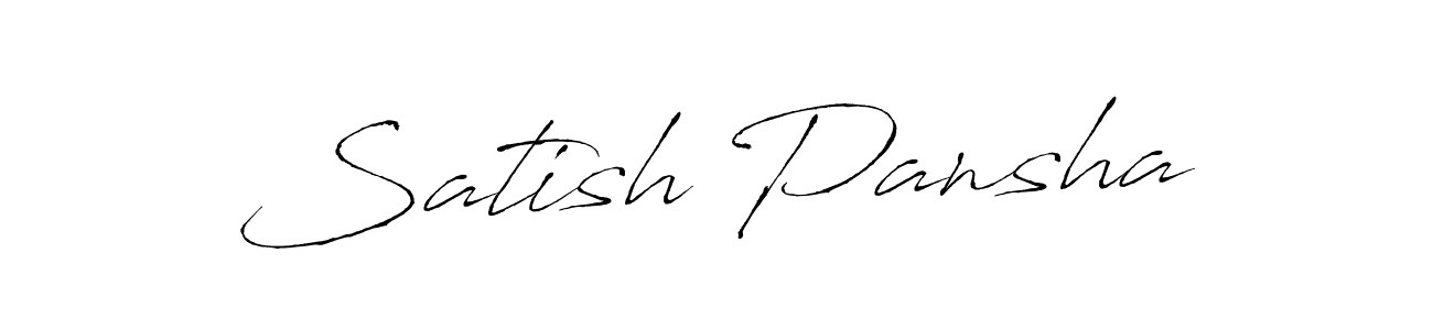 Once you've used our free online signature maker to create your best signature Antro_Vectra style, it's time to enjoy all of the benefits that Satish Pansha name signing documents. Satish Pansha signature style 6 images and pictures png