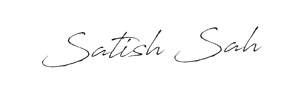 Similarly Antro_Vectra is the best handwritten signature design. Signature creator online .You can use it as an online autograph creator for name Satish Sah. Satish Sah signature style 6 images and pictures png