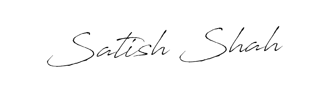 The best way (Antro_Vectra) to make a short signature is to pick only two or three words in your name. The name Satish Shah include a total of six letters. For converting this name. Satish Shah signature style 6 images and pictures png