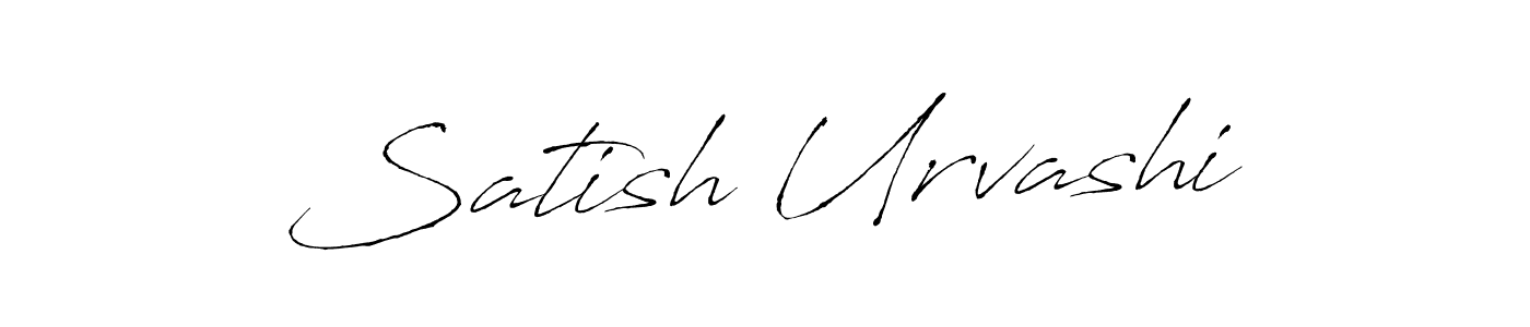 Make a beautiful signature design for name Satish Urvashi. Use this online signature maker to create a handwritten signature for free. Satish Urvashi signature style 6 images and pictures png