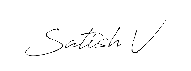 This is the best signature style for the Satish V name. Also you like these signature font (Antro_Vectra). Mix name signature. Satish V signature style 6 images and pictures png