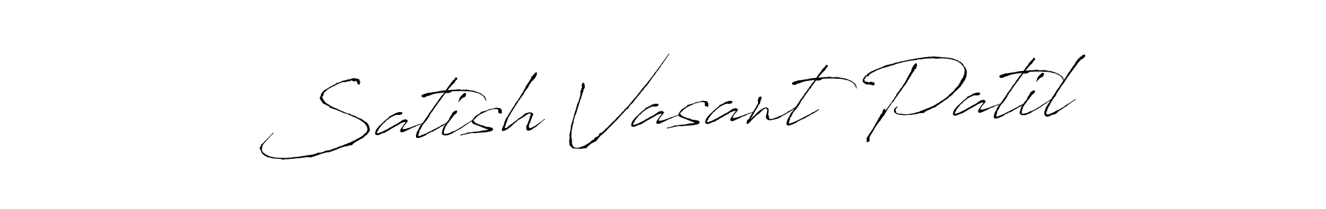 if you are searching for the best signature style for your name Satish Vasant Patil. so please give up your signature search. here we have designed multiple signature styles  using Antro_Vectra. Satish Vasant Patil signature style 6 images and pictures png